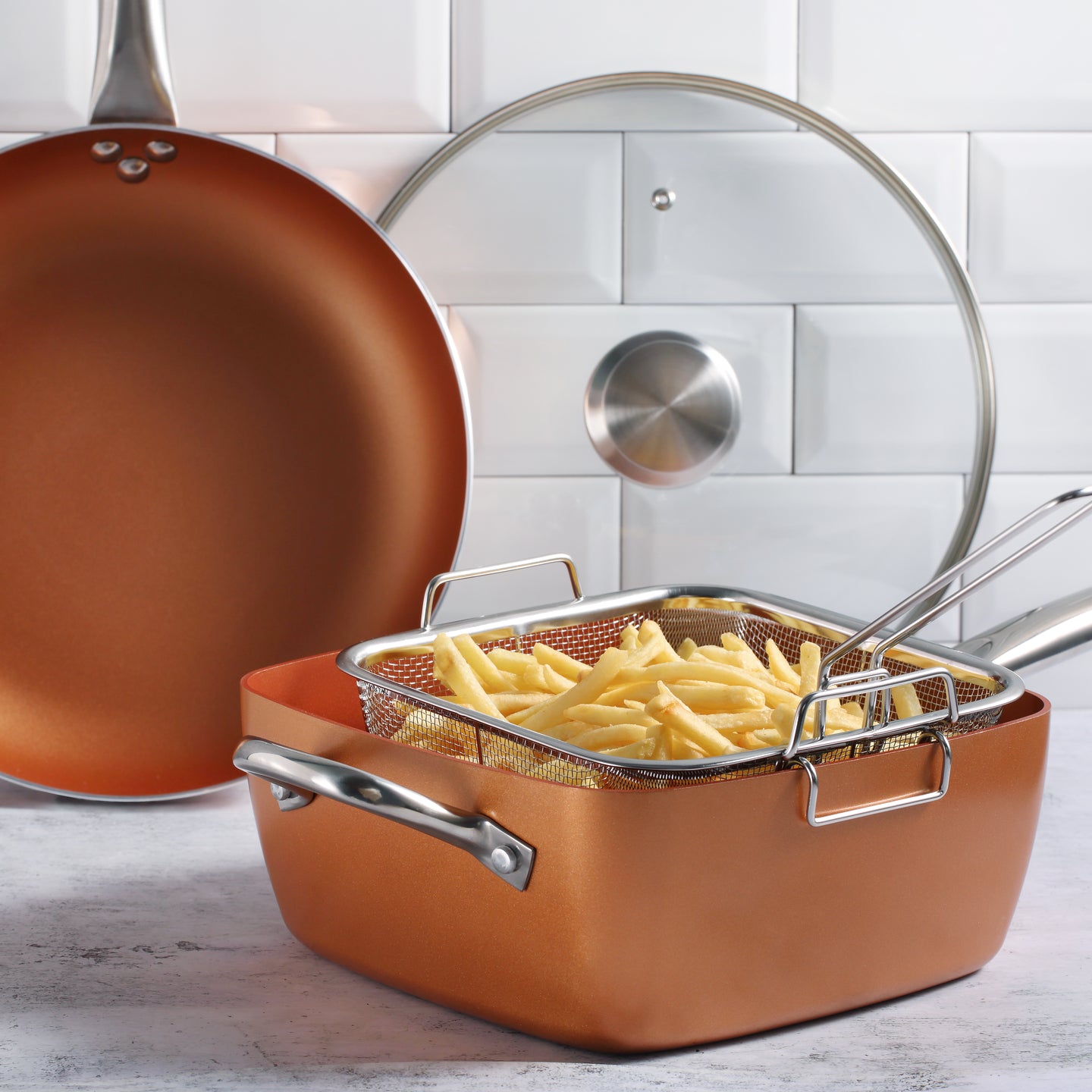 Sartén freidora con tapa San ignacio 24x24cm (1)